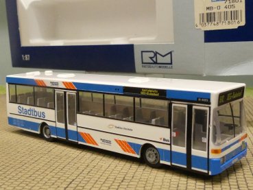 1/87 Rietze MB O405 Stadtbus Viernheim 612 OEG-Bahnhof