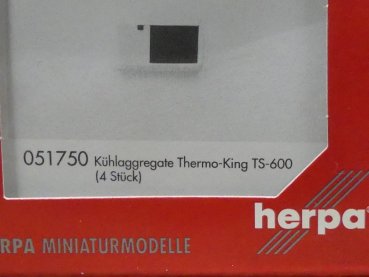 1/87 Herpa Zubehör Kühlagregate Thermo-King TS-600 051750