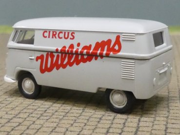 Preview: 1/87 Brekina # 1452 VW T1b Circus Williams Kasten 32596