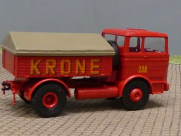 Preview: 1/87 Brekina MB 1620 Circus Krone Zugmaschine mit Balastpritsche 8130