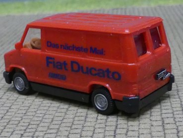 Preview: 1/87 Busch Fiat Ducato rot mit Aufschrift