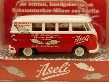 1/87 Wiking VW T1 ASELI Schaumzucker Mäuse aus Berlin 0797 95 Sondermodell