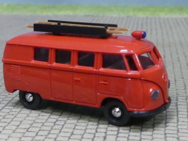 1/87 Brekina # 0892 VW T1 a Feuerwehr mit Leiter Bus 31007