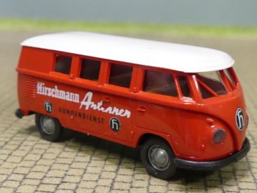 1/87 Brekina # 0895 VW T1 b Hirschmann Antennen Kundendienst Bus 31504