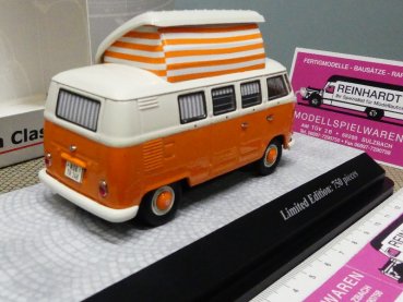 1/43 Premium Classixxs VW T1 Camper Aufstelldach creme/orange 13875