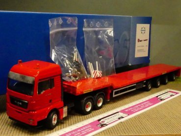 1/50 Conrad MAN TGX Sattelzugmaschine 3achs mit 4achs Telemax 70194/0