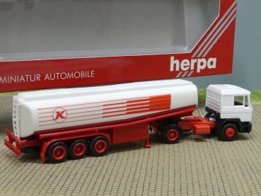 1/87 Herpa MAN F90 Kässbohrer Tank-Sattelzug