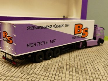 1/87 B&S MB SK B&S Nürnberg 1994 Koffer Sattelzug