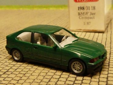 1/87 Wiking BMW 3er Compact kieferngrün 198 01