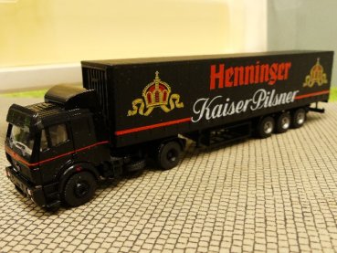 1/87 B&S MB SK Henninger Kaiser Pilsner Schiebeplanen Sattelzug