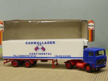 1/87 Herpa Volvo F12 FH neu Cadwallader GB Sattelzug 839000