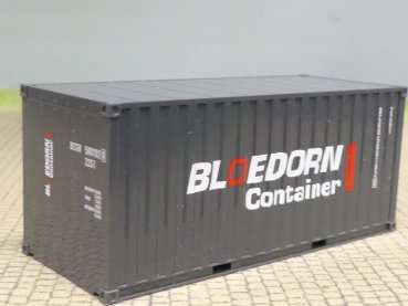 1/87 Herpa 20 ft Container Bloedorn dunkelgrau