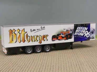 Preview: 1/87 Albedo Bitburger ESSEN Motor Show 96 Koffer-Auflieger