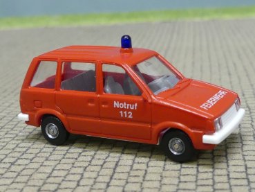 1/87 Rietze Nissan Prärie Feuerwehr Notruf 112 50060