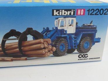 1/87 Kibri Kaelble Gmeinder Radlader mit Holzgreifarm 12202