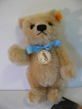 ST12 Steiff Classic Teddybär ca.14 cm Mohair/Holzwolle 029851