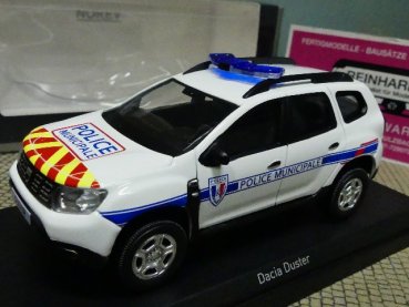 1/43 Norev Dacia Duster 2018 Police Municipale with red stripping 509046