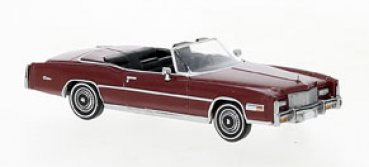 1/87 Brekina Cadillac Eldorado Cabrio rot metallic 19750