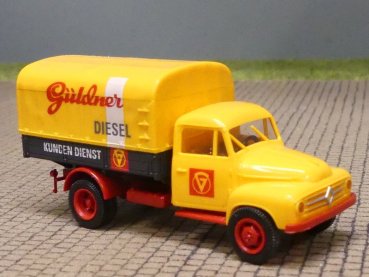 1/87 Brekina Borgward B1500 Güldner Pritsche/Plane