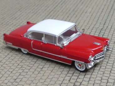 1/87 Brekina Cadillac Fleetwood rot, Dach weiß 1955, 18358