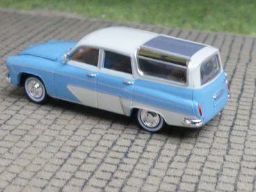 Preview: 1/87 Brekina Wartburg 311 Camping hellblau/weiß 27121