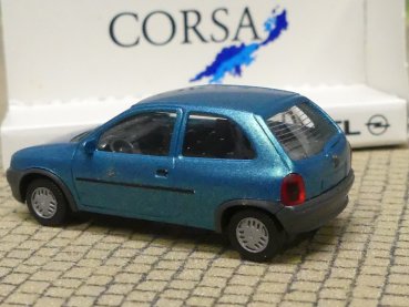 Preview: 1/87 Herpa Opel Corsa B türkis metallic