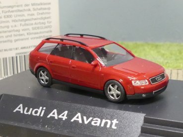 1/87 Busch Audi A4 Avant 3.0 quattro amuletrot metallic