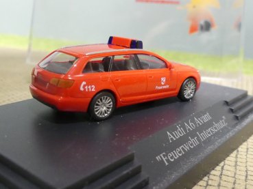 1/87 Busch Audi A6 Avant Feuerwehr Interschutz Hannover 2004