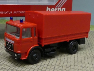 1/87 Herpa MAN F8 Feuerwehr Pritsche/Plane 820034