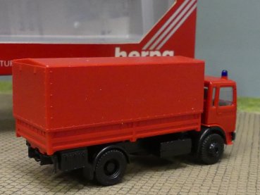 Preview: 1/87 Herpa MAN F8 Feuerwehr Pritsche/Plane 820034