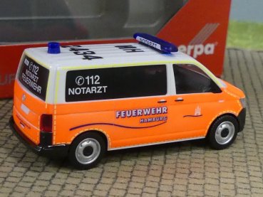 Preview: 1/87 Herpa VW T6 Bus Notarzt Feuerwehr Hamburg 092890