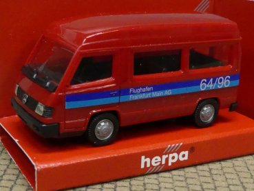 1/87 Herpa MB 100 D Flughafen Frankfurt Bus 043014