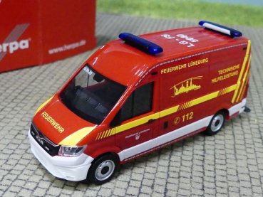 1/87 Herpa MAN TGE Kasten HD Feuerwehr Lüneburg 097093