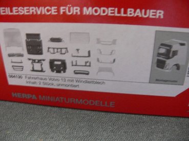 1/87 Herpa Zubehör Fahrerhaus Volvo 13 mit Windleitblech 2 Stk. 084130