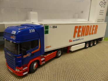 1/50 NZG Scania R Kühlkoffersattelzug FENDLER 7141/01