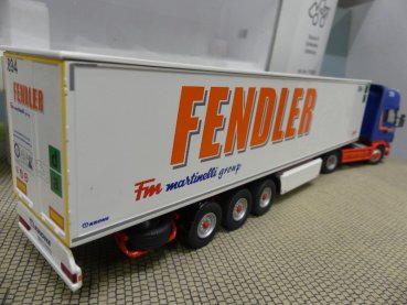 1/50 NZG Scania R Kühlkoffersattelzug FENDLER 7141/01
