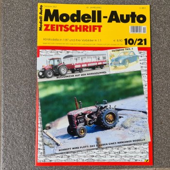 Modell Auto Zeitschrift MAZ 2021/10 Oktober 2021