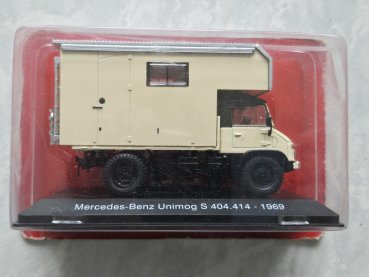 1/43 IXO Mercedes Benz Unimog S 404 Wohnmobil in Blisterverpackung
