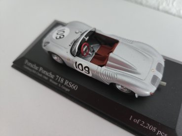 1/43 Minichamps Porsche 718 RS60 #109 Winner: S. Grager 430 606509