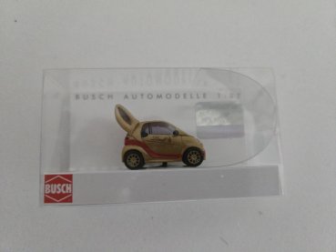 1/87 Busch Smart Fortwo Coupe Lindt Goldhase 46211