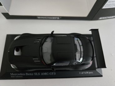1/43 Minichamps Mercedes-Benz SLS AMG GT3 2011 matt schwarz 410 113200