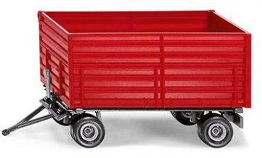 1/32 Siku 2 - achs Anhänger rot 2898