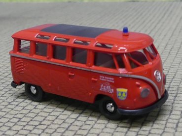 1/87 Brekina v# 0770 VW T1 b Samba Feuerwehr Gleiberg