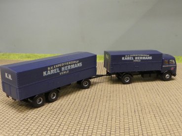 1/87 Brekina MB 334 Karel Hermans Venlo Niederlande Hängerzug 7624