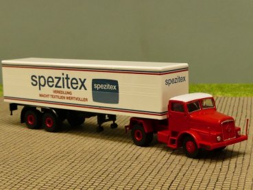 1/87 Brekina IFA Z6 SPEZITEX Koffer-Sattelzug 97233