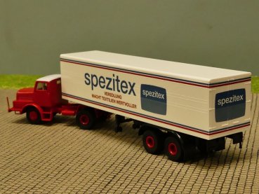1/87 Brekina IFA Z6 SPEZITEX Koffer-Sattelzug 97233