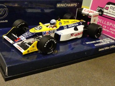 1/43 Minichamps Williams Honda FW11B PATRRESE 1987 400 870095