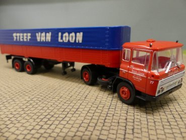 1/87 Brekina DAF FT 2600 Steef v. Loon Planensattelzug 85281