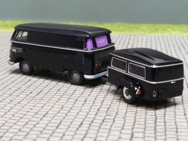 Preview: 1/87 Brekina # 1506 VW T1b Bestattungswagen+Bestattungsanhänger 32631