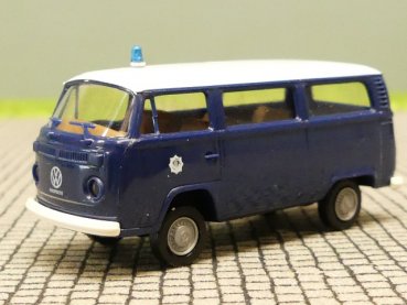1/87 Brekina VW T2 Rijkspolitie blau, Dach weiss NL
